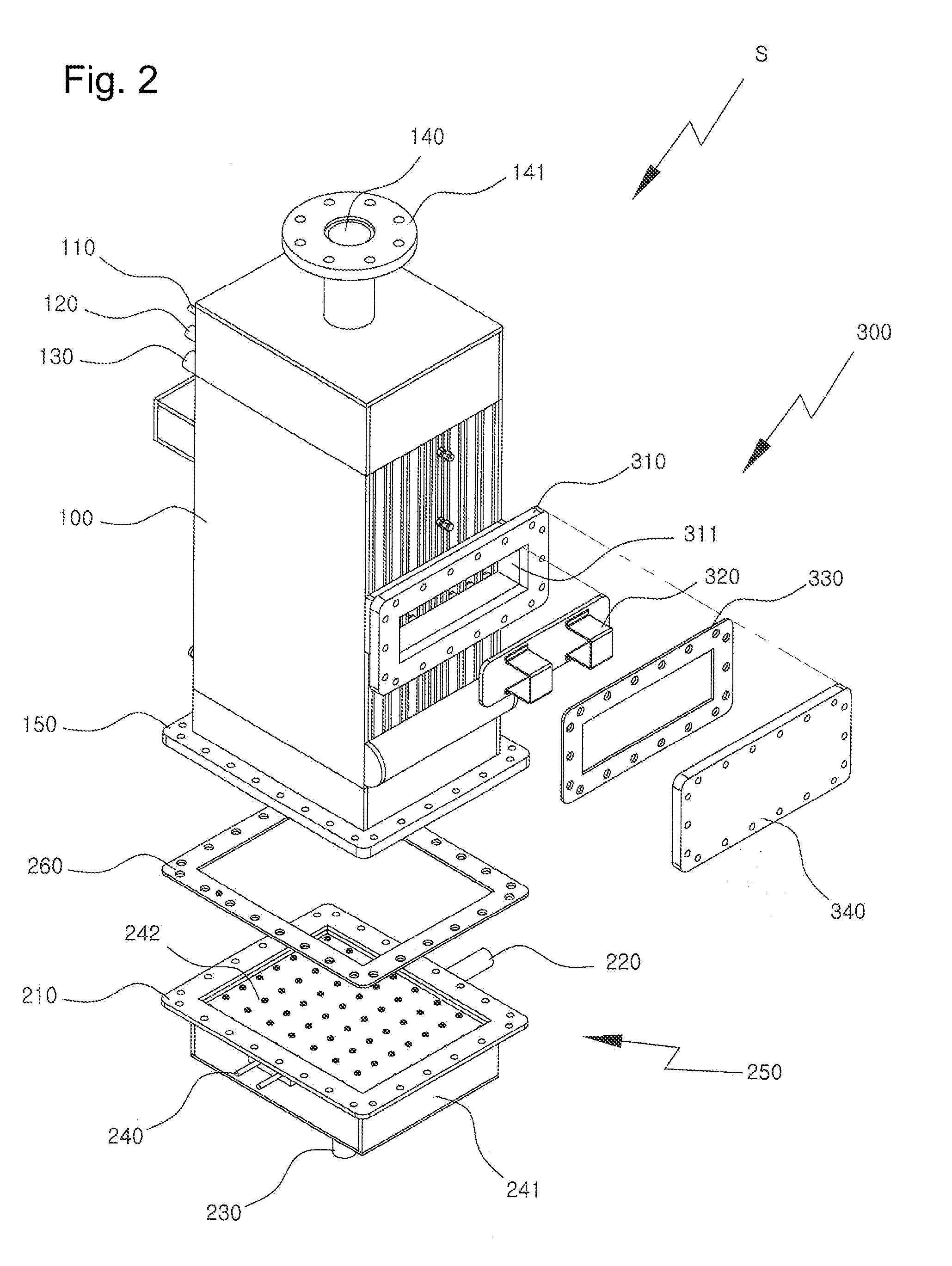 Multi-channel Upright Reformer for Fuel Cell Merged with Heater