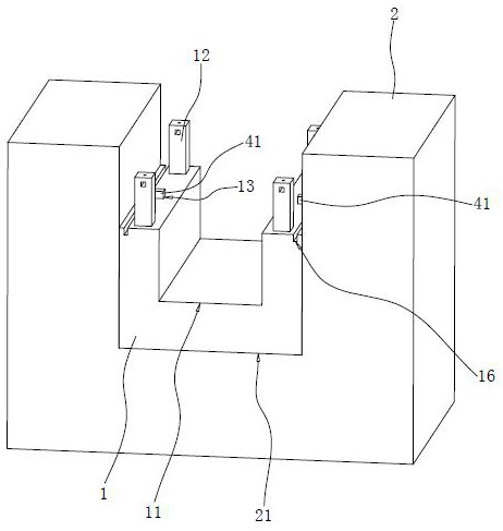 A prefabricated underground pipe gallery structure and construction method thereof