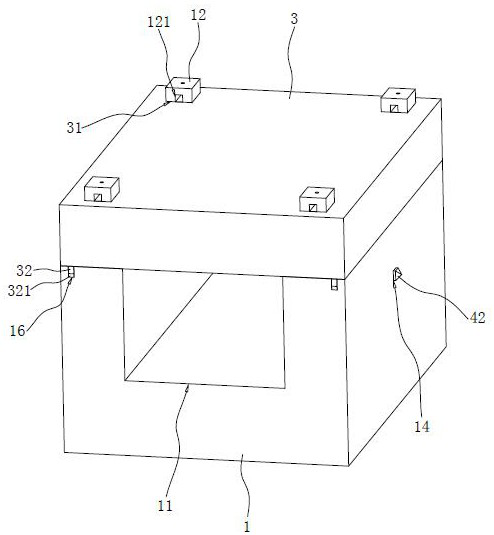 A prefabricated underground pipe gallery structure and construction method thereof