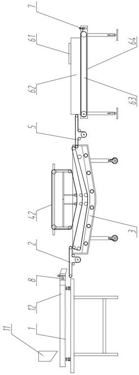 Hawthorn slice sugar wrapping processing device and use method thereof