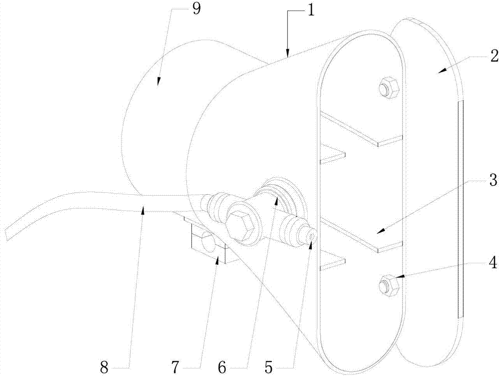 Duckbilled air-feeding type combined sprayer