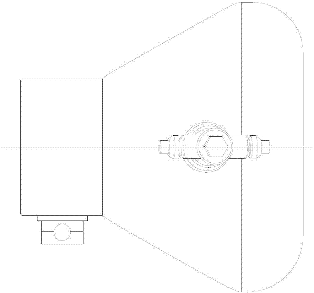 Duckbilled air-feeding type combined sprayer