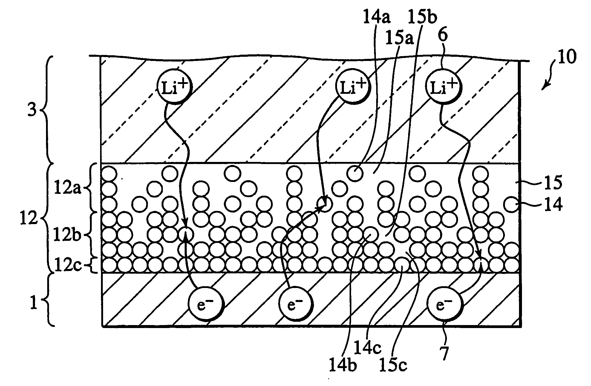 Secondary cell electrode and fabrication method, and secondary cell, complex cell, and vehicle