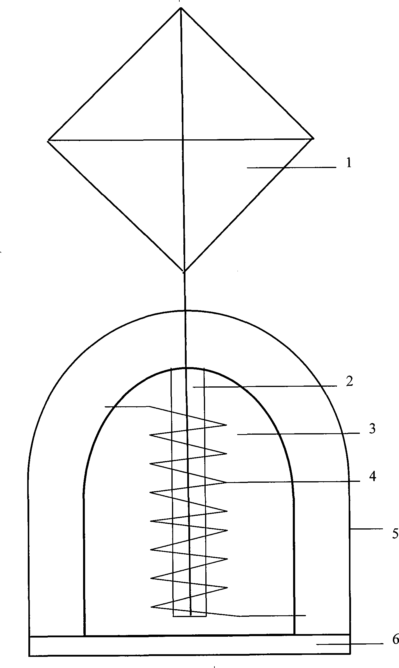 Wind and sunlight heating storage device