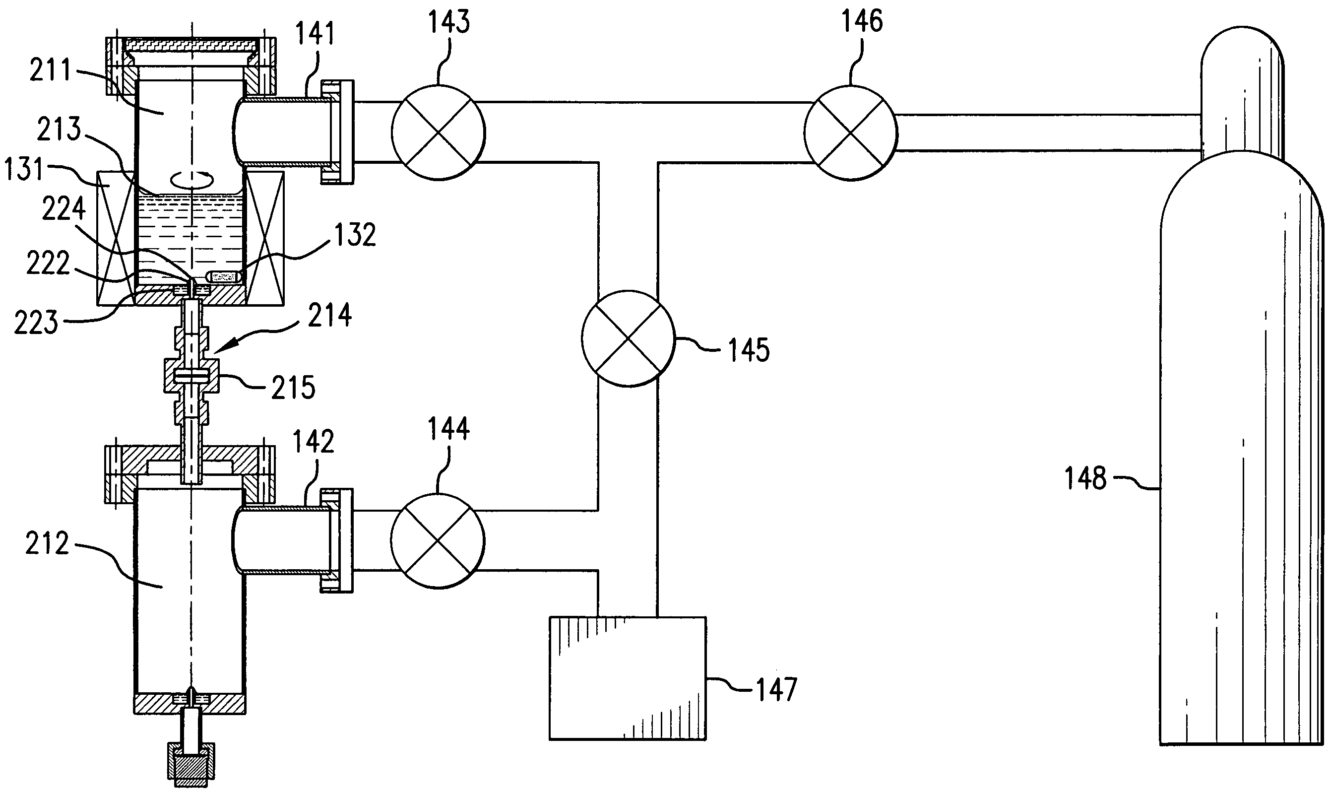 Method and apparatus for EUV plasma source target delivery target material handling