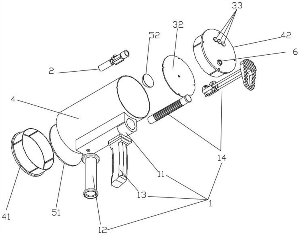 Signal light gun and portable light communication equipment