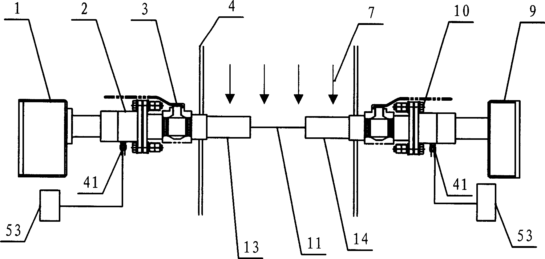 In-position gas analyzing system with in-position calibrating function