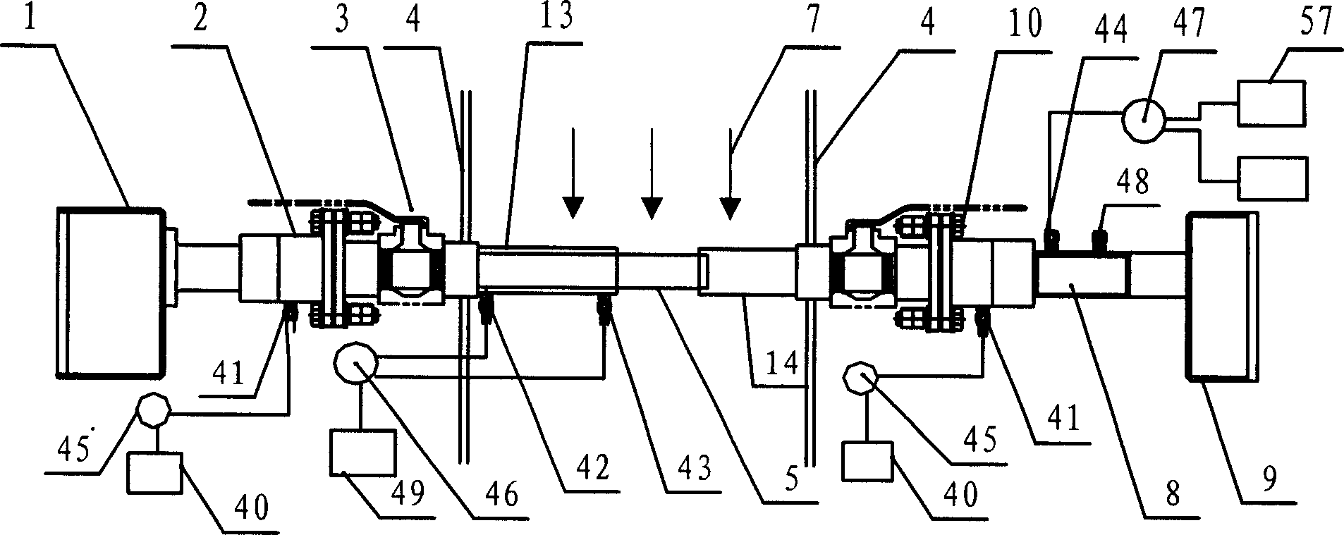 In-position gas analyzing system with in-position calibrating function