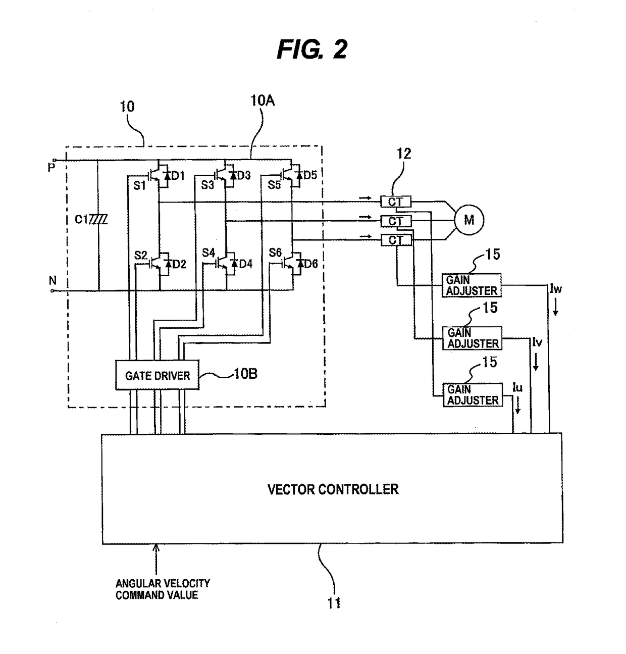 Driving apparatus for electric motor