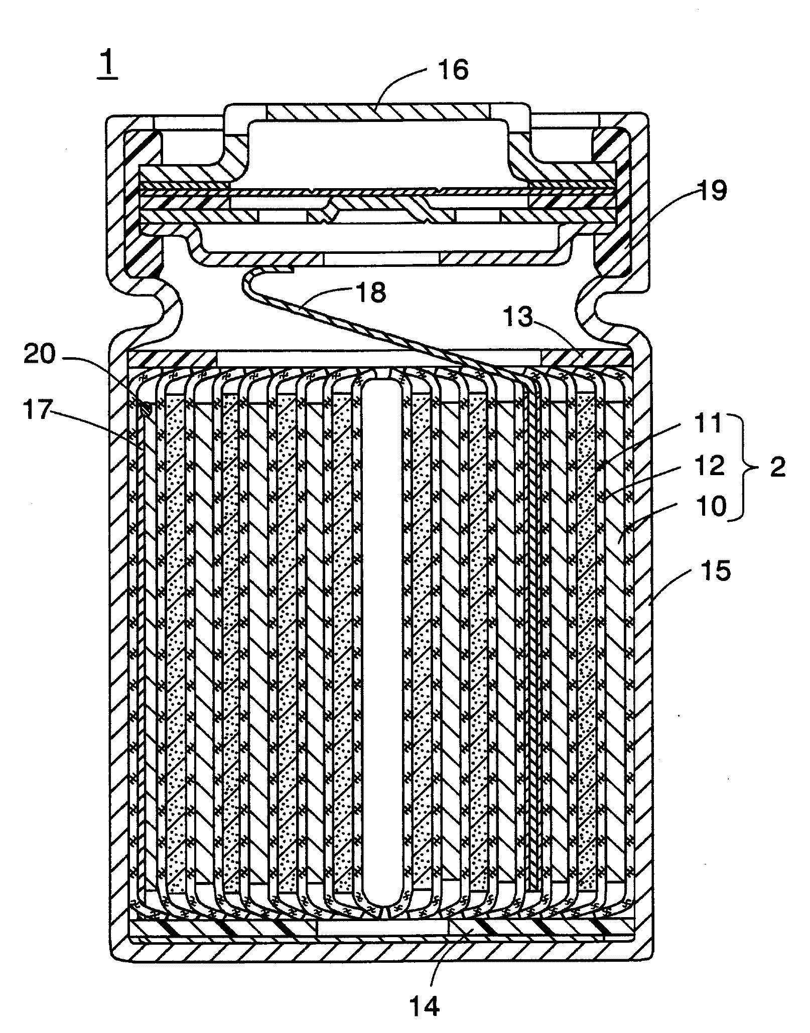 Non-aqueous electrolyte secondary battery