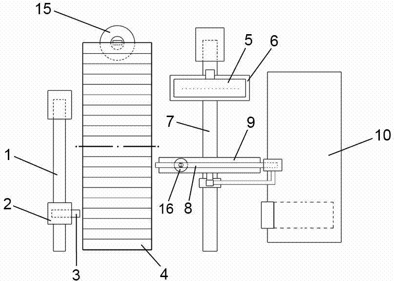 Full-automatic inspection device of urinalysis test paper belts with batch packaging function