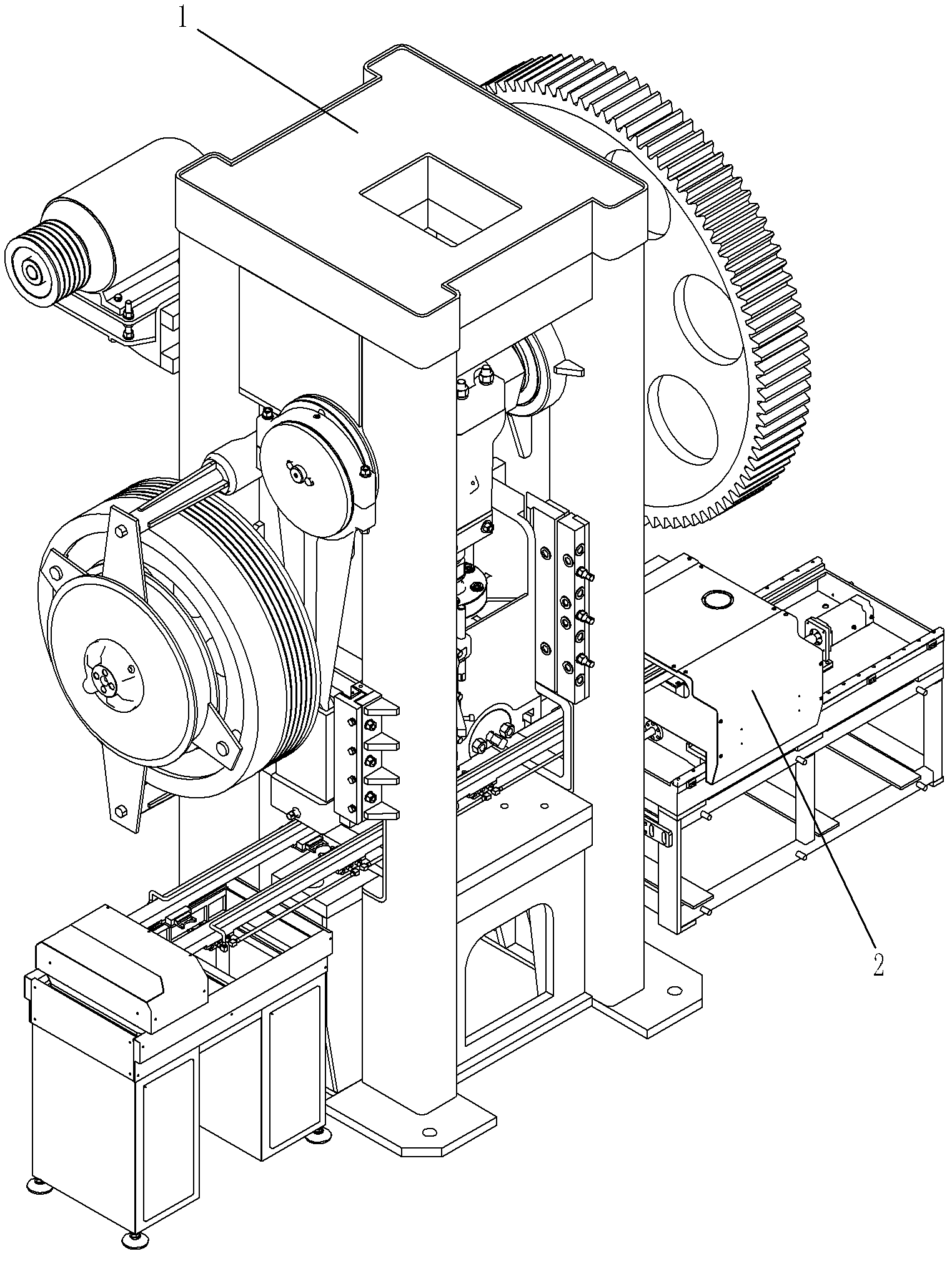 Hot forging production line