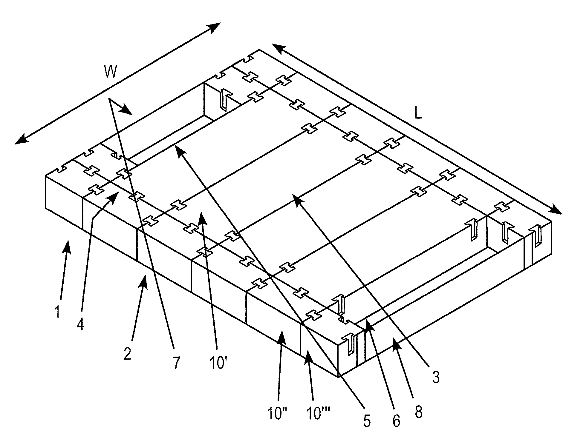 Electrical tranformer station with a modular foundation