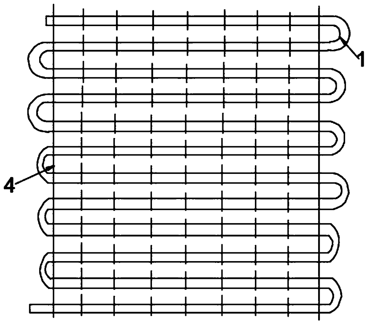 Finned tube type evaporator