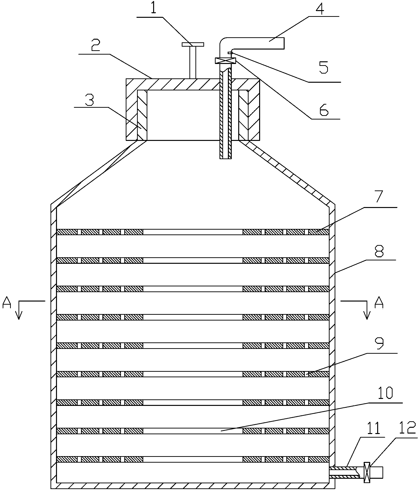 Device and method for prolonging seed storage time