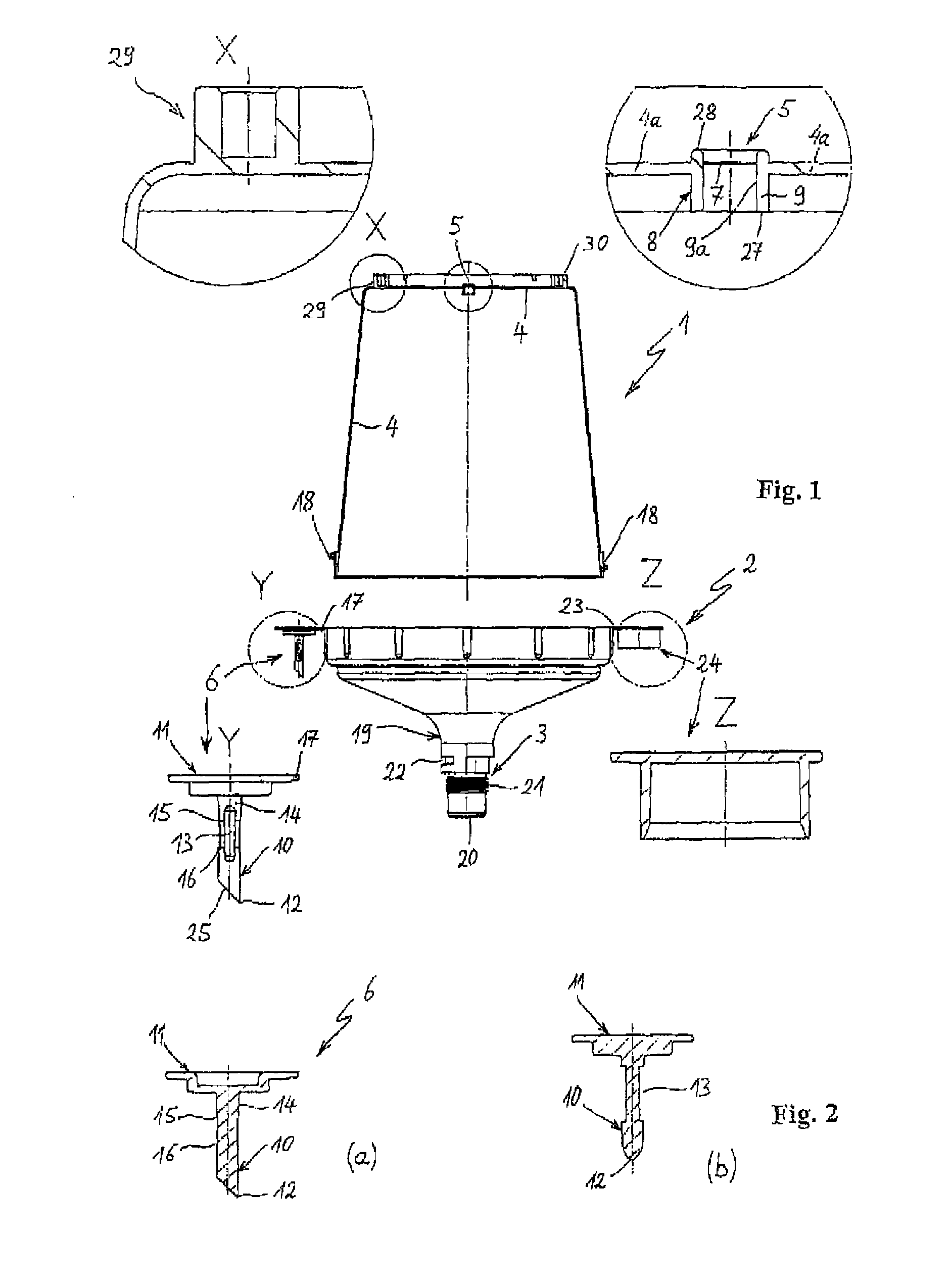 Paint reservoir system for a paint spray gun