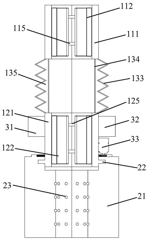 High-adaptability automatic crawling device for construction of outer protective layer of bridge steel cable