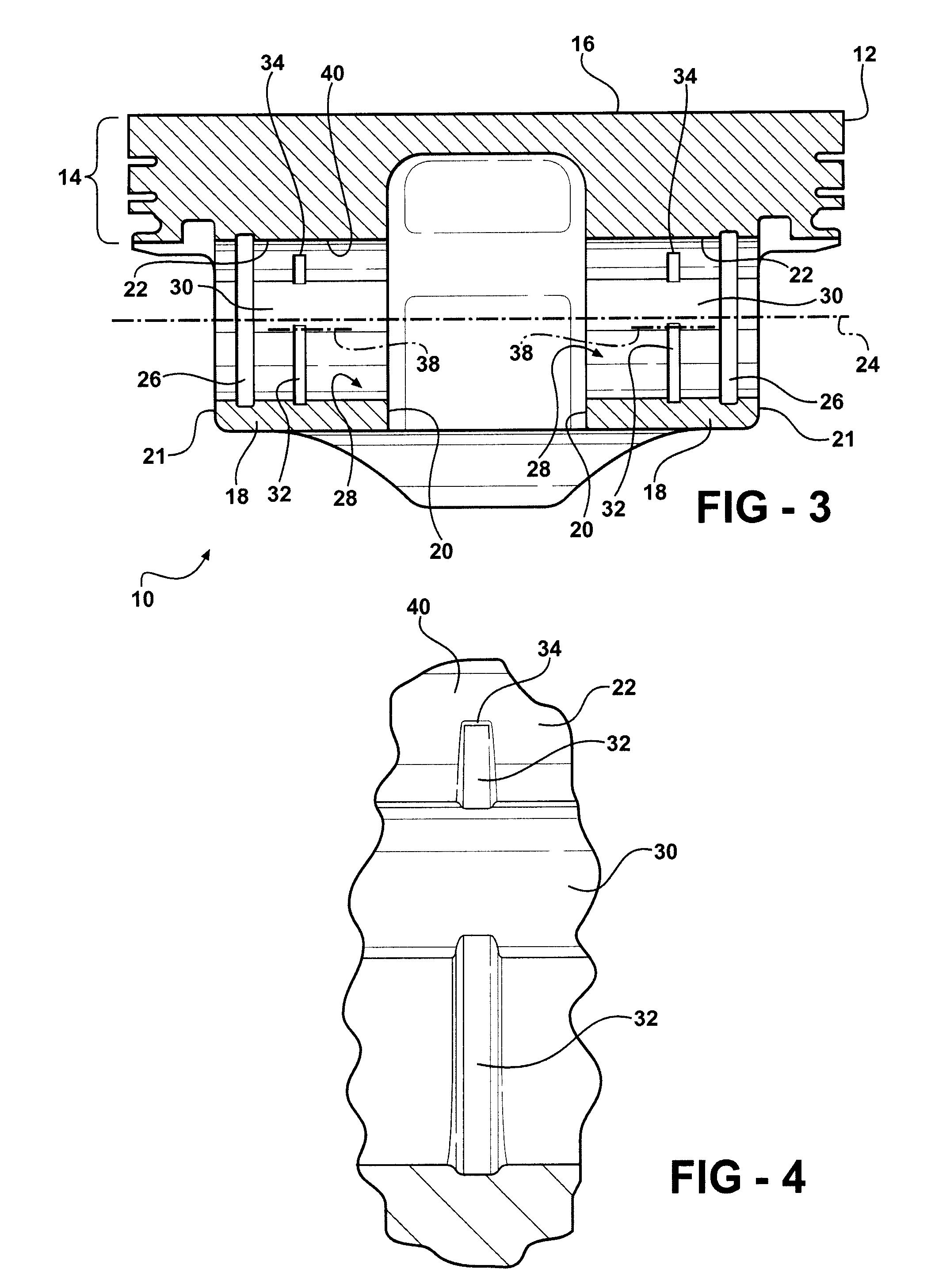 Piston with pin bore lubrication features