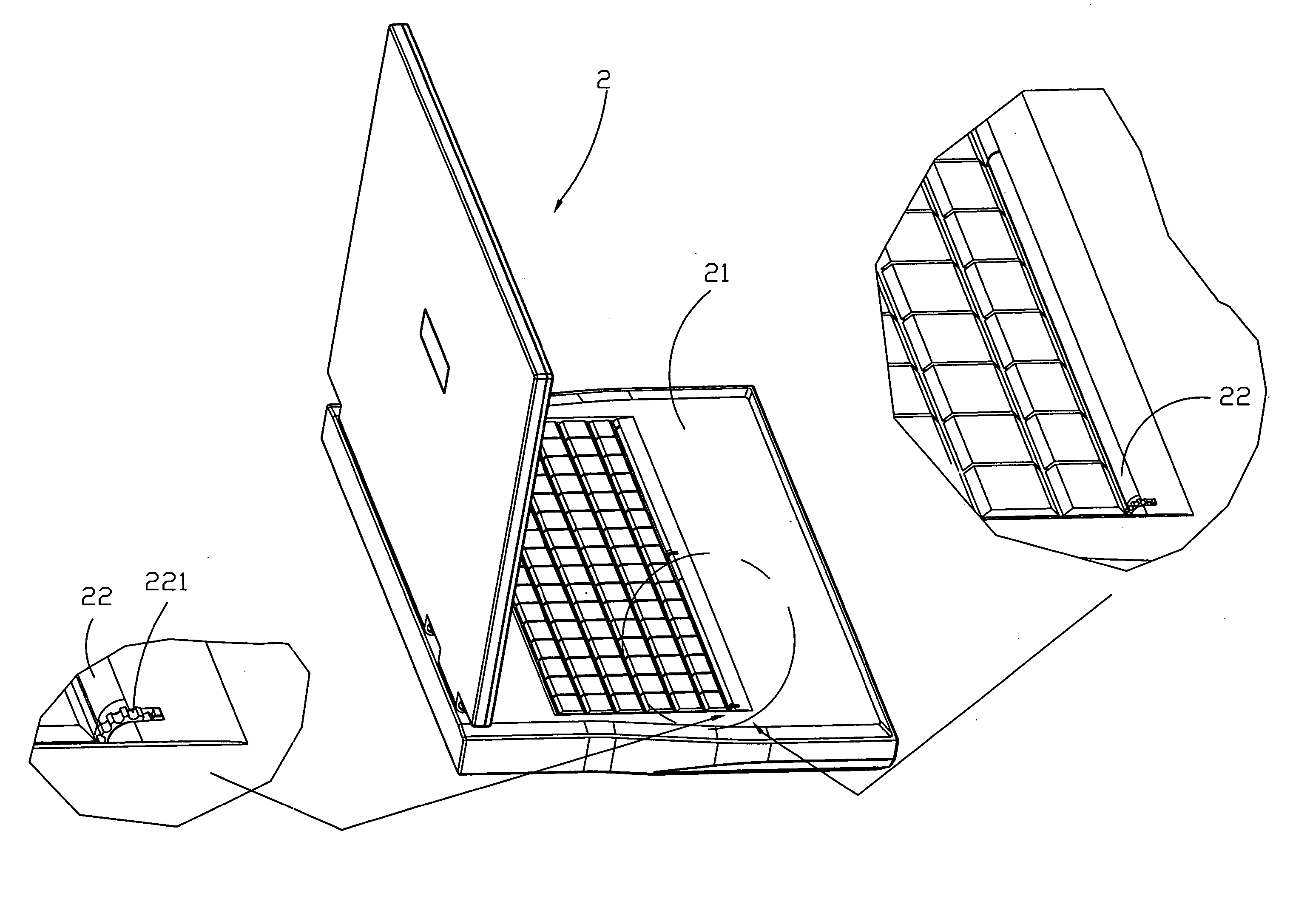 Electrical apparatus with illumination device