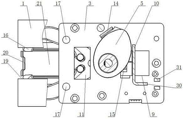 A self-locking firearm lock