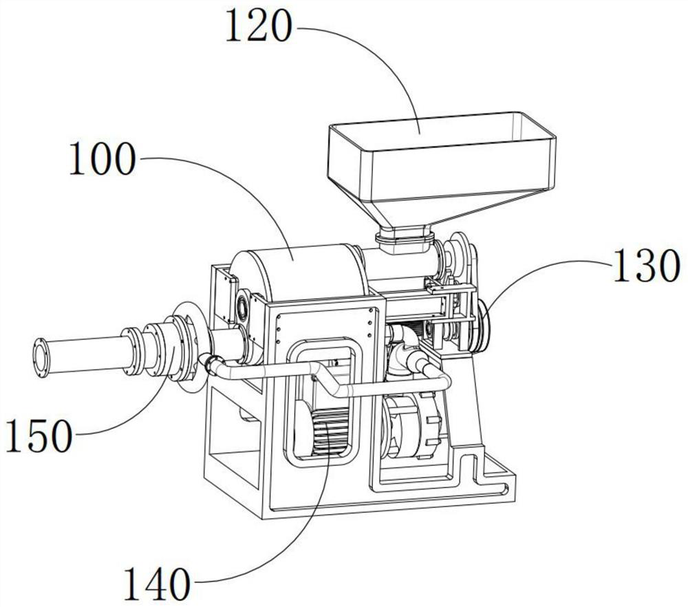 A medium and long-distance sand conveying equipment for a water flow carrier