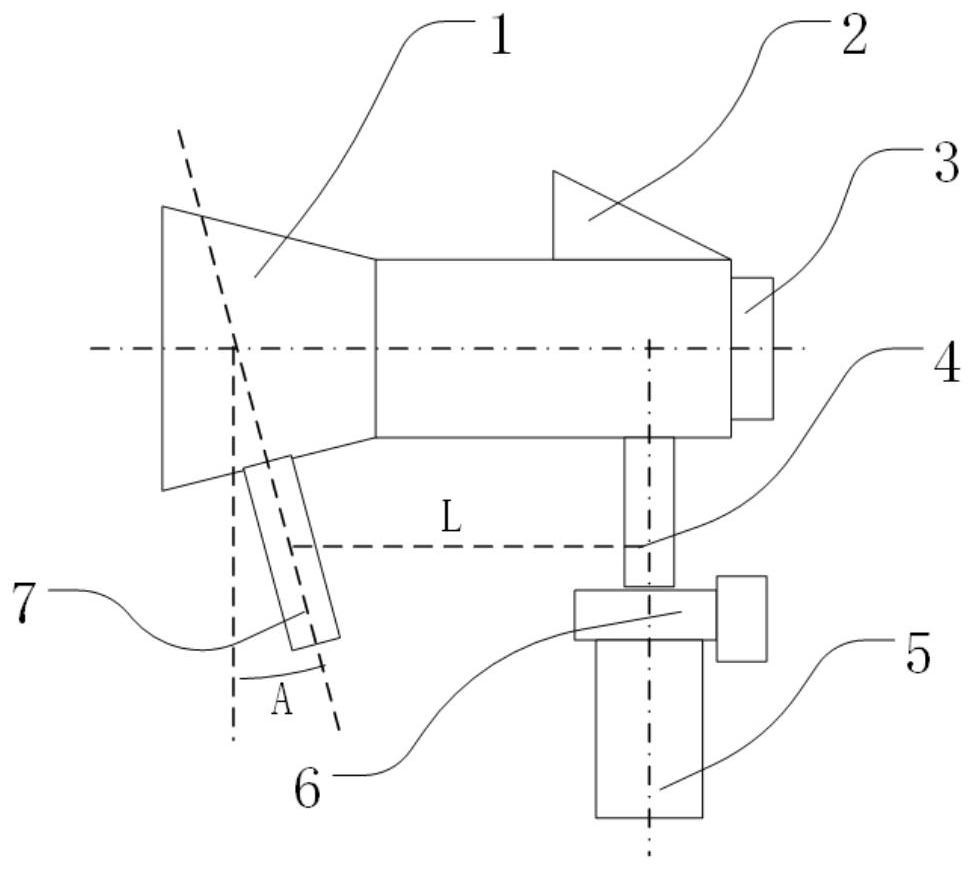 Portable sound wave temperature measuring device