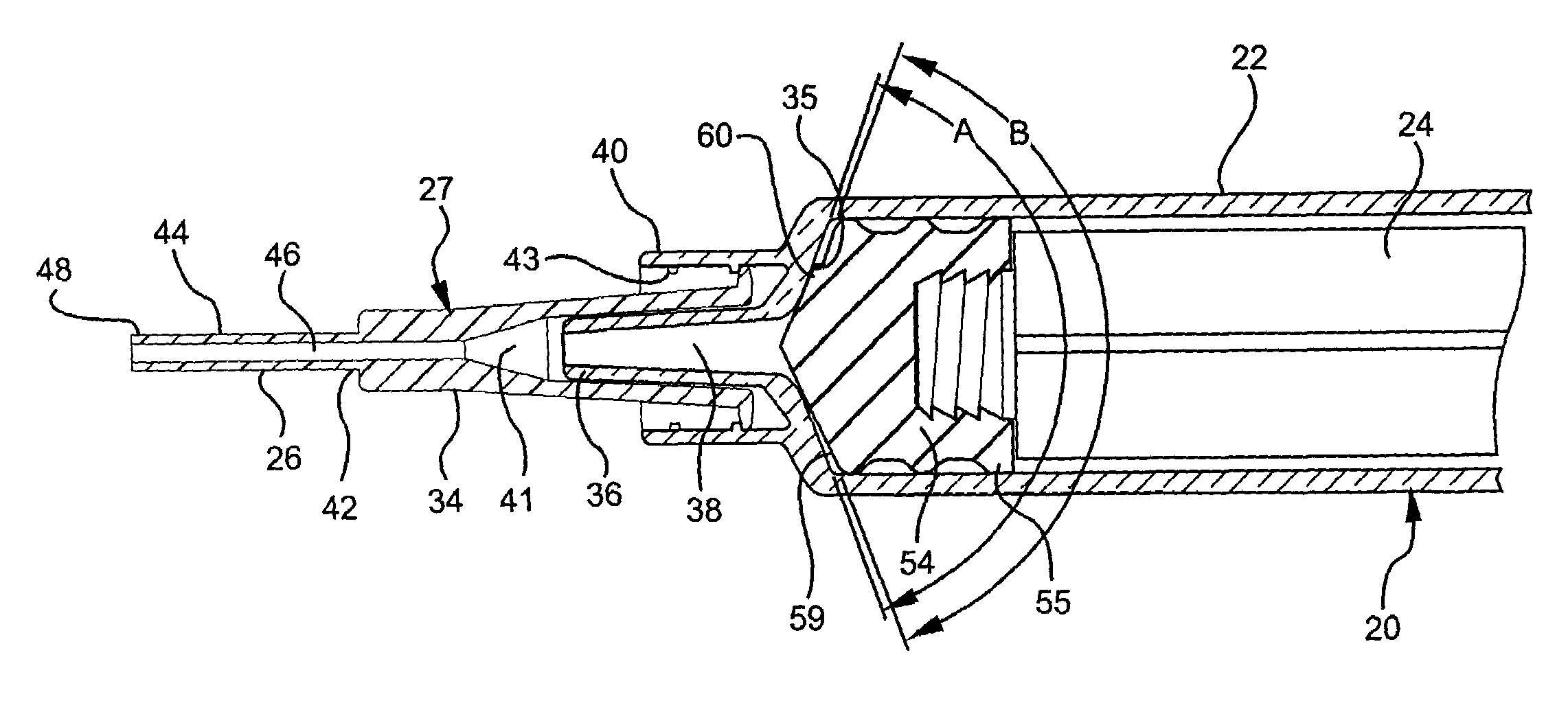 Flush syringe having anti-reflux stopper