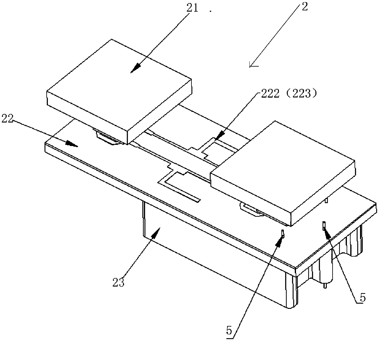 Base station antenna and antenna array module thereof