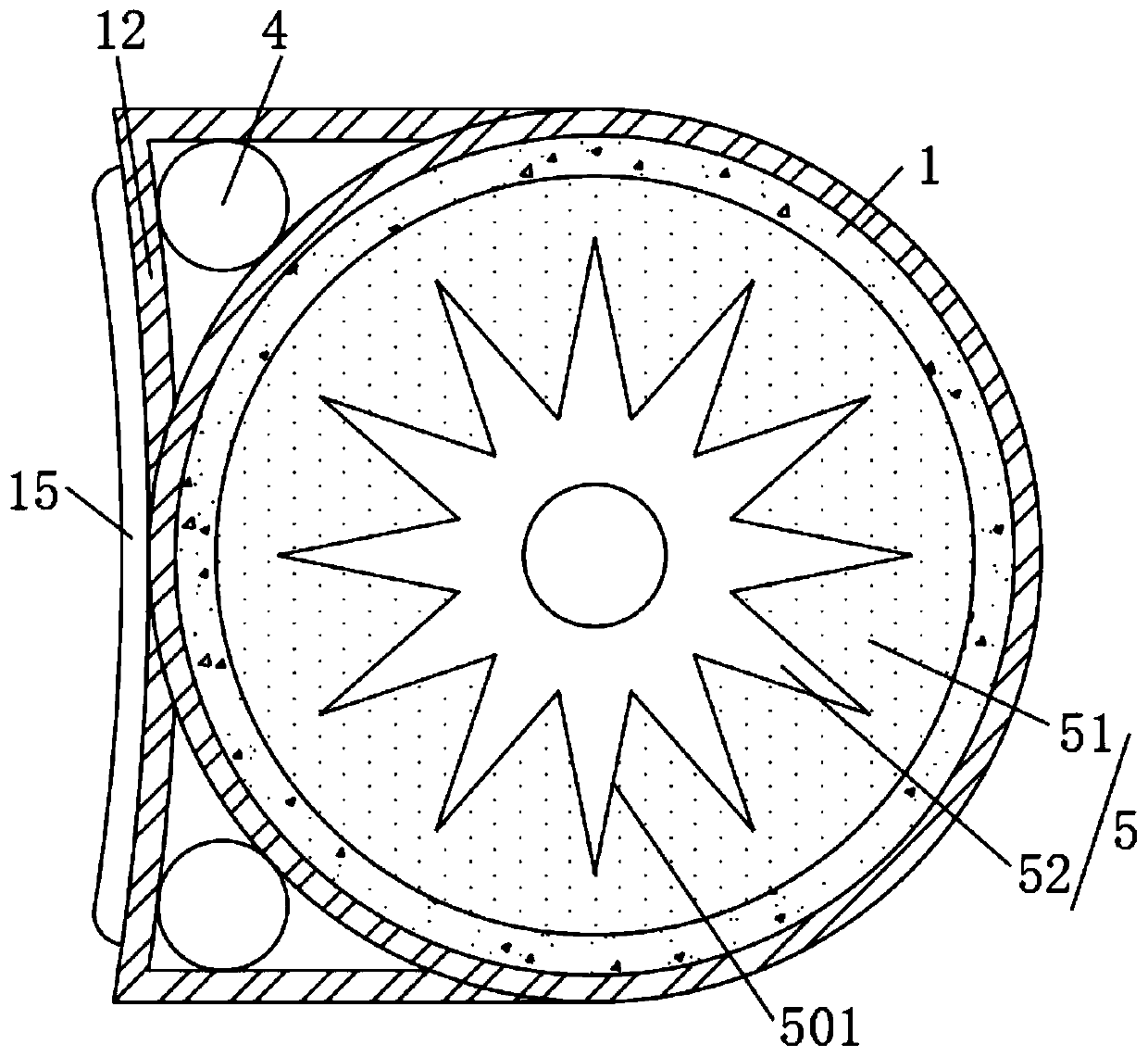 Refrigerating device capable of being used outdoors for long time