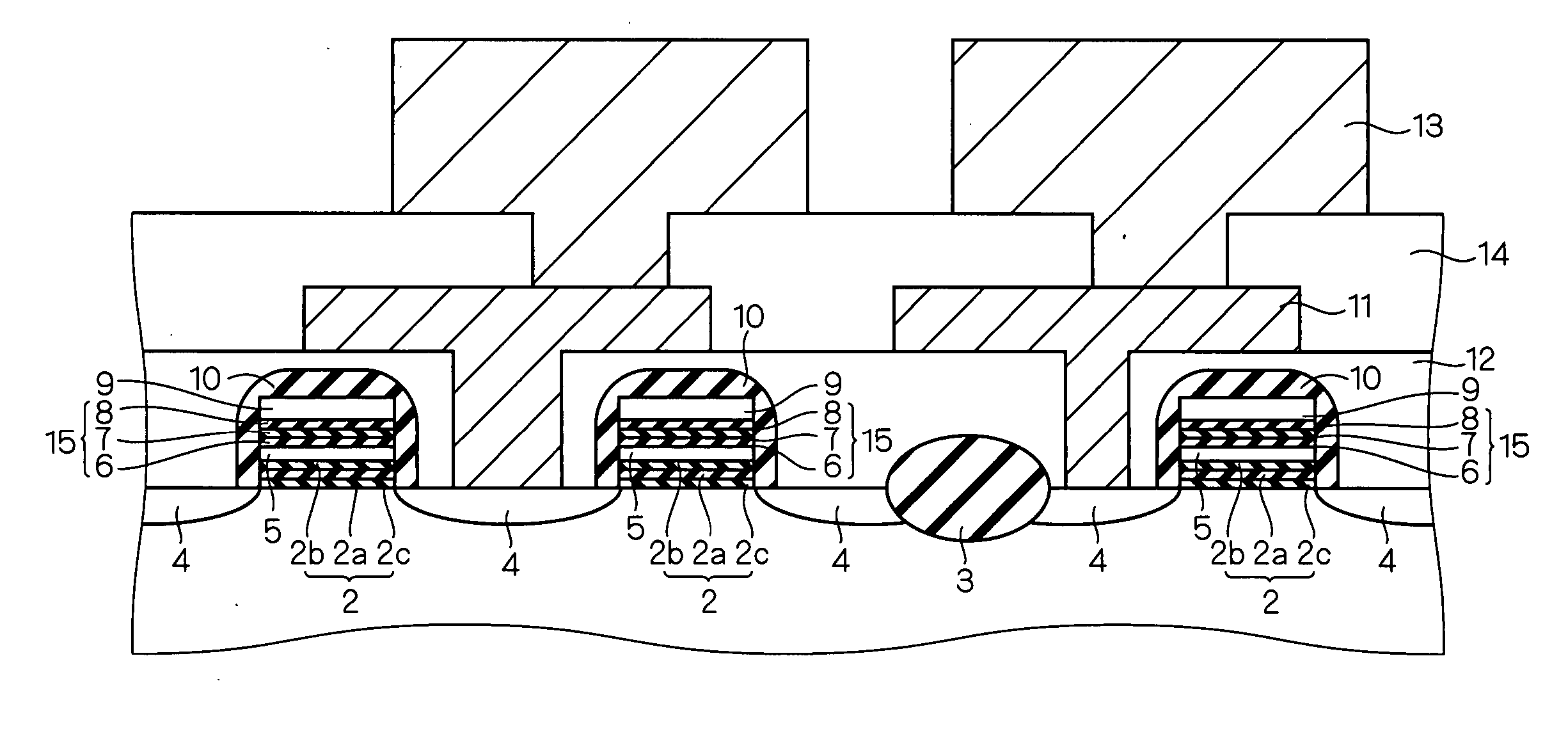 Semiconductor nonvolatile memory device, and manufacturing method thereof