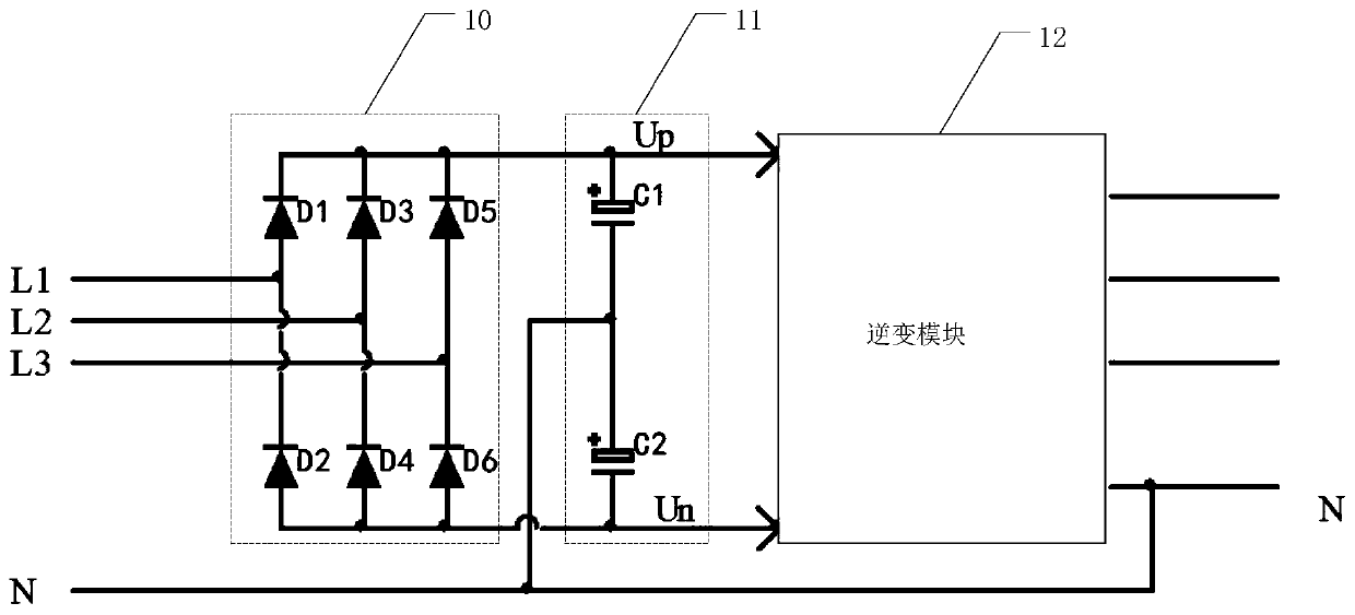 A method and device for detecting disconnection of neutral line of UPS and UPS