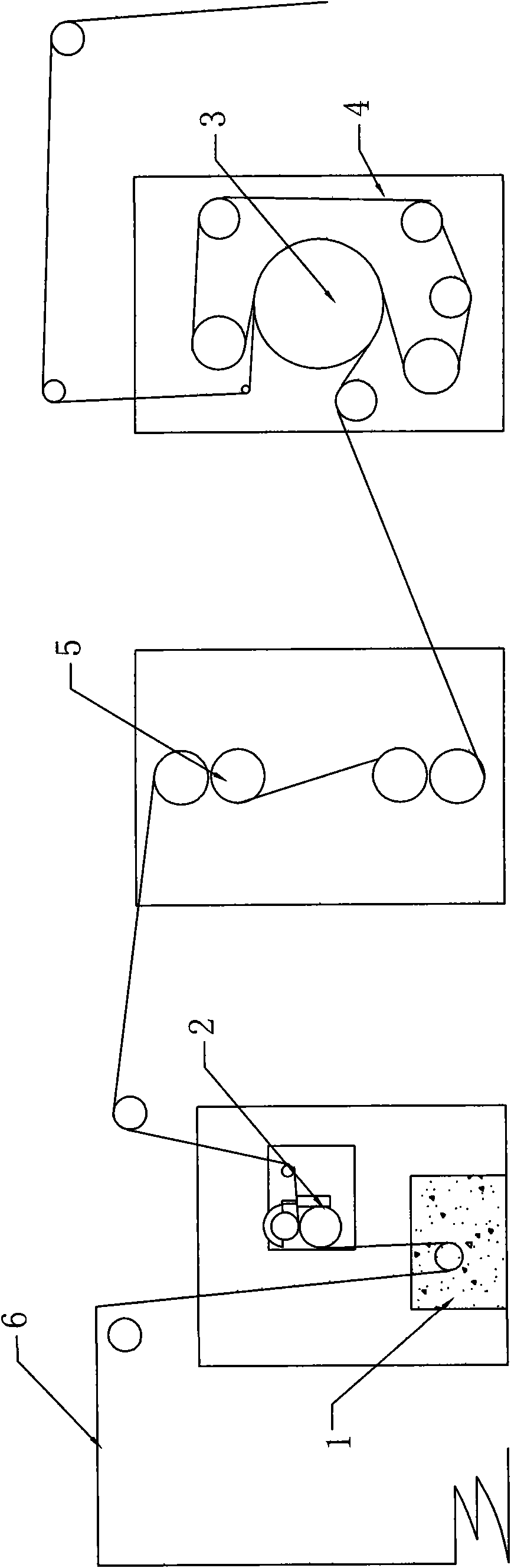 Production method of super-good light worsted woolen fabric