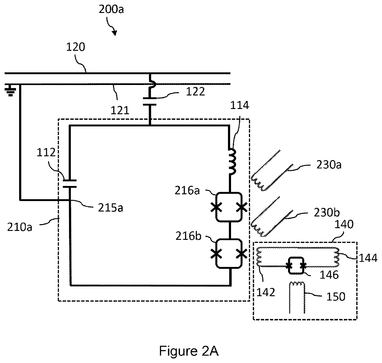 Frequency multiplexed resonator input and/or output for a superconducting device