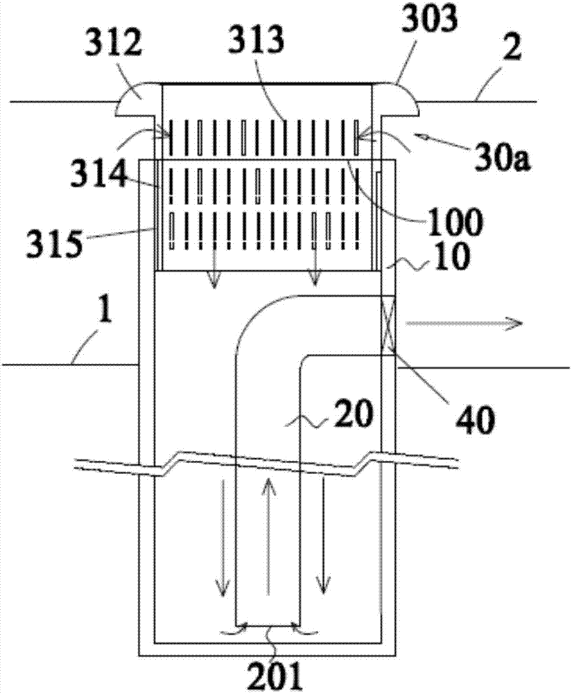 Blue alga deep well treatment device and blue alga treatment method