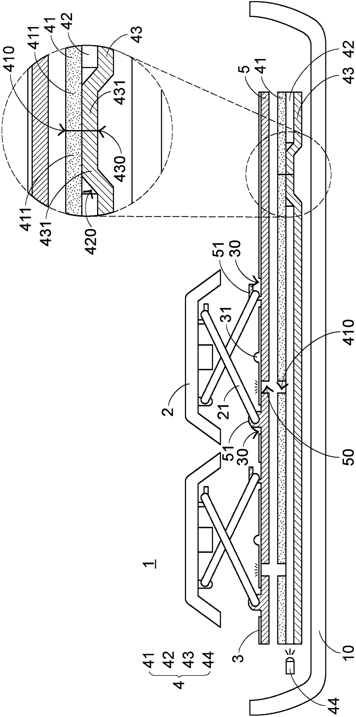 Luminous keyboard