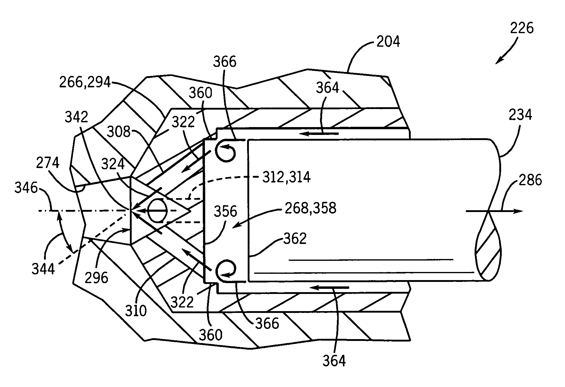 Spray gun with improved pre-atomization fluid mixing and breakup