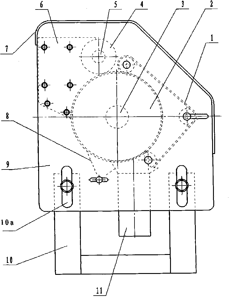 Multi-row slot-hole-wheel-type precise rape seeding device