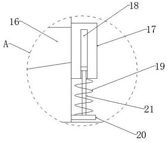 Concrete raw material screening device for water conservancy project