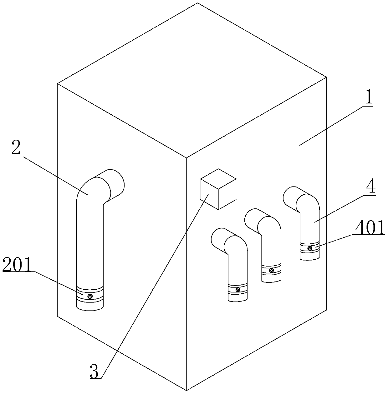 Vertical sectional sewage treatment equipment