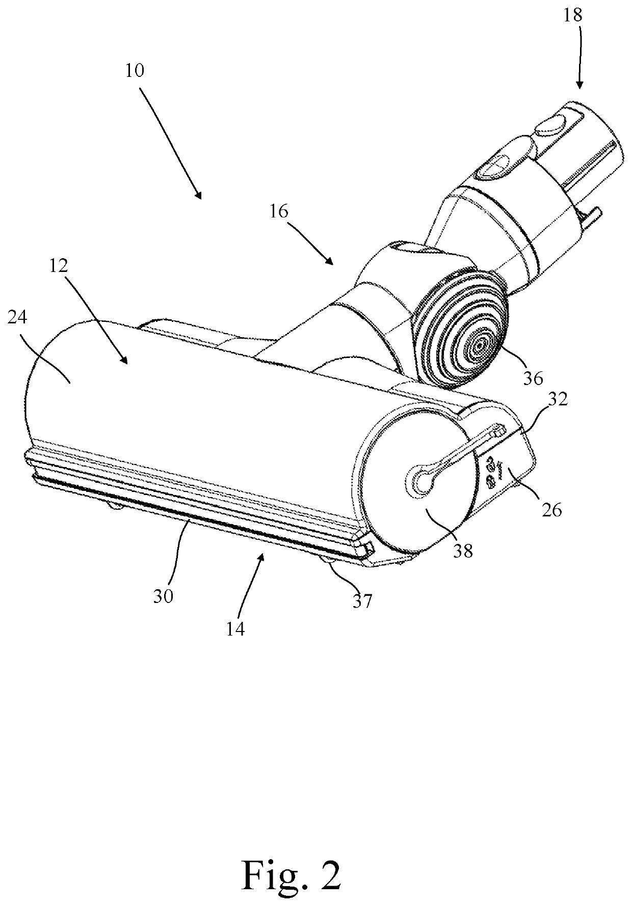 Cleaner head for a vacuum cleaner