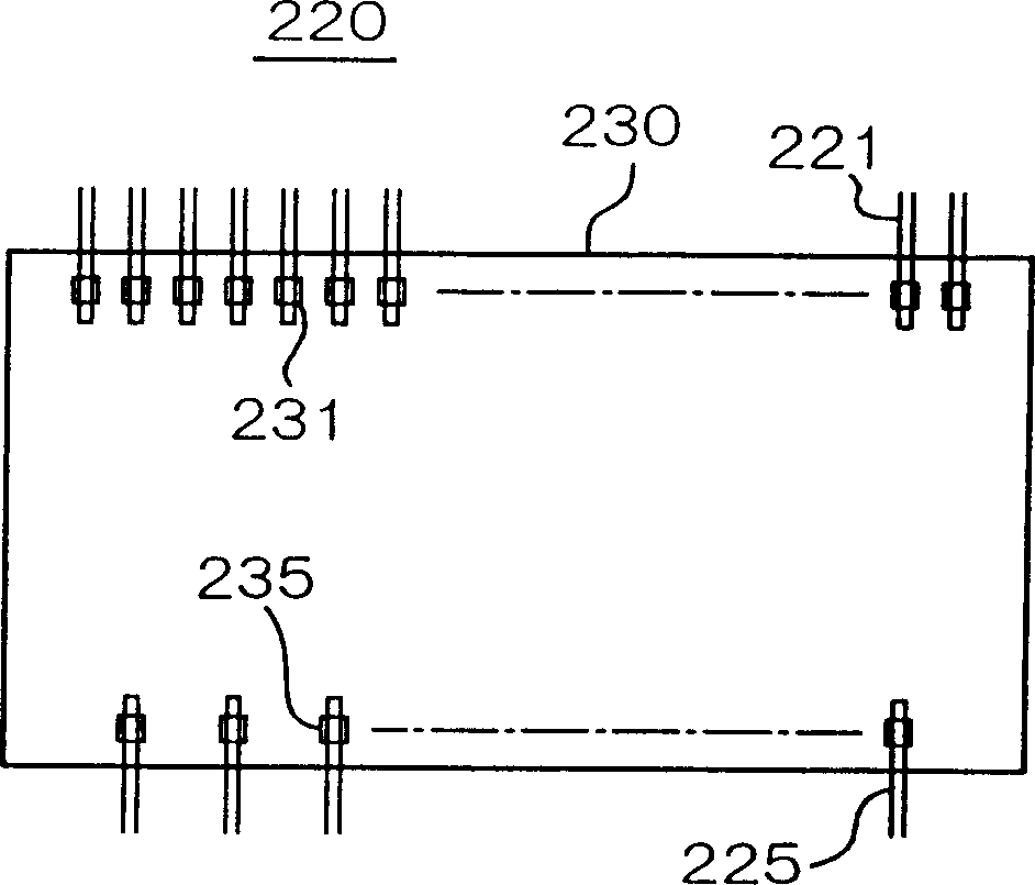 Mounting device and structure for semiconductor component, electro-optical device and producing method thereof