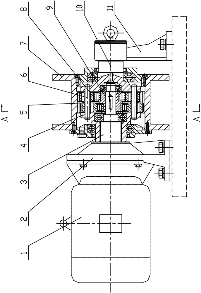 Reducer of elevator special for stirrers