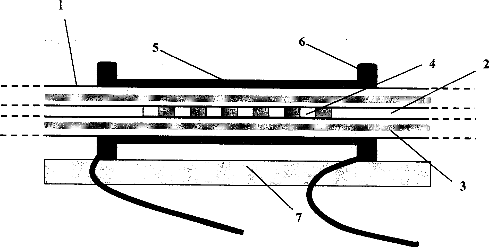 Adjustable optical fibre polarizer and production thereof