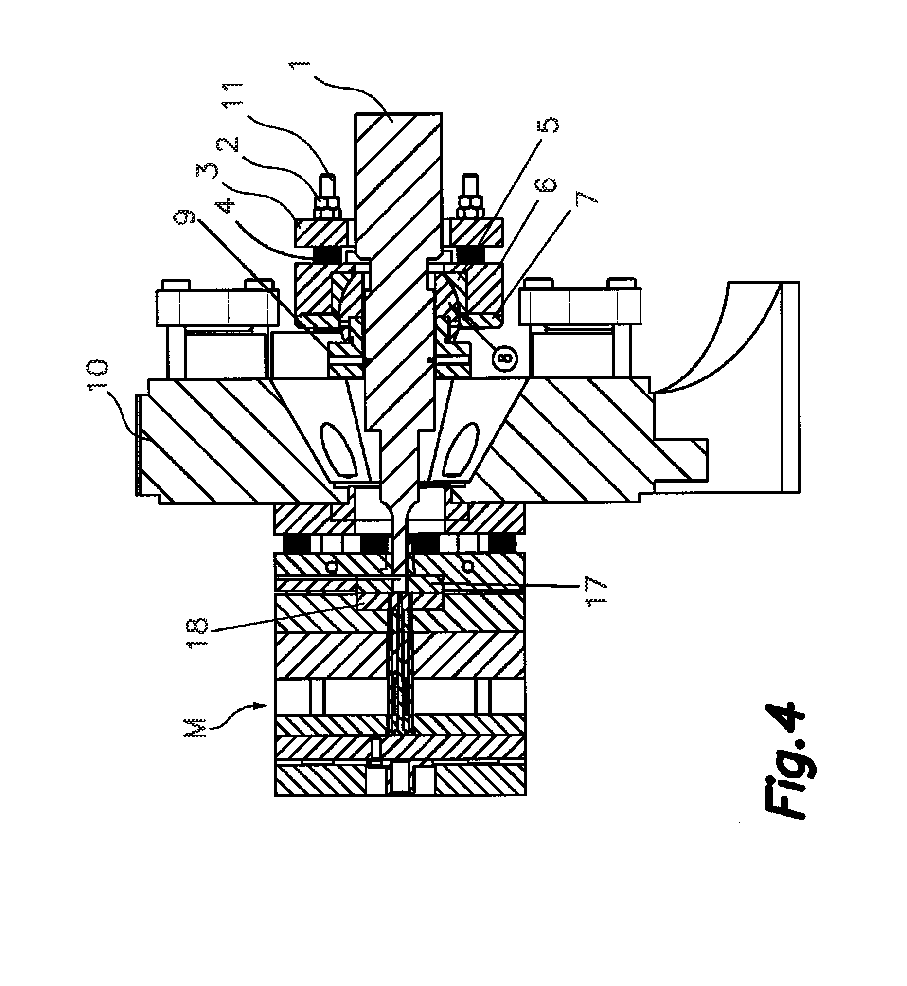 Ultrasonic device for moulding micro plastic parts