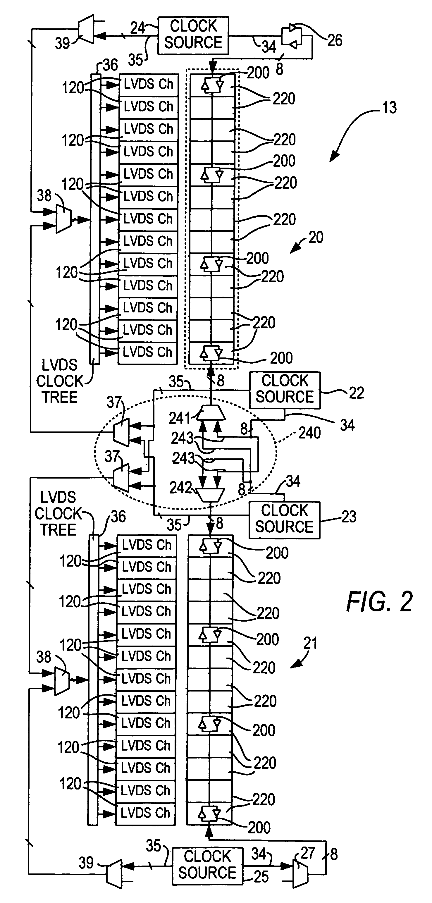 Configurable clock network for programmable logic device