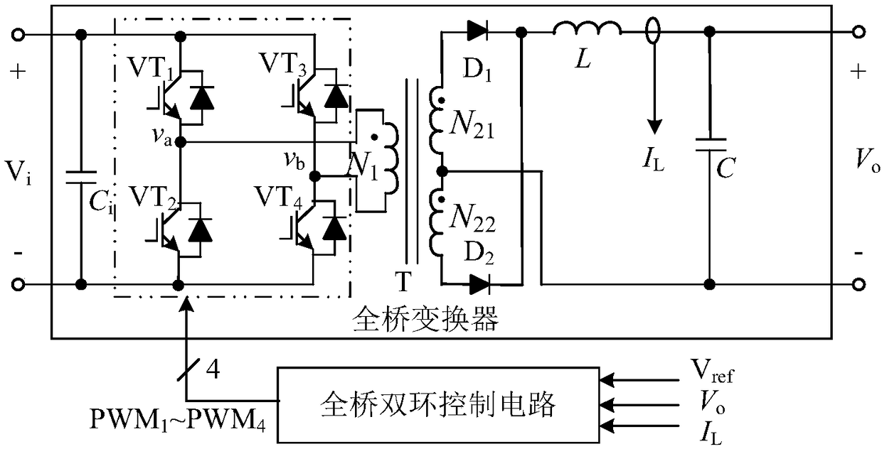 Array pulse load power supply circuit and control method thereof