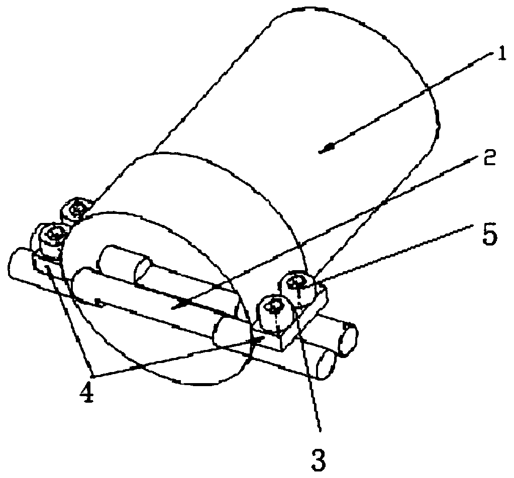 Water blocking belt longitudinal package auxiliary device