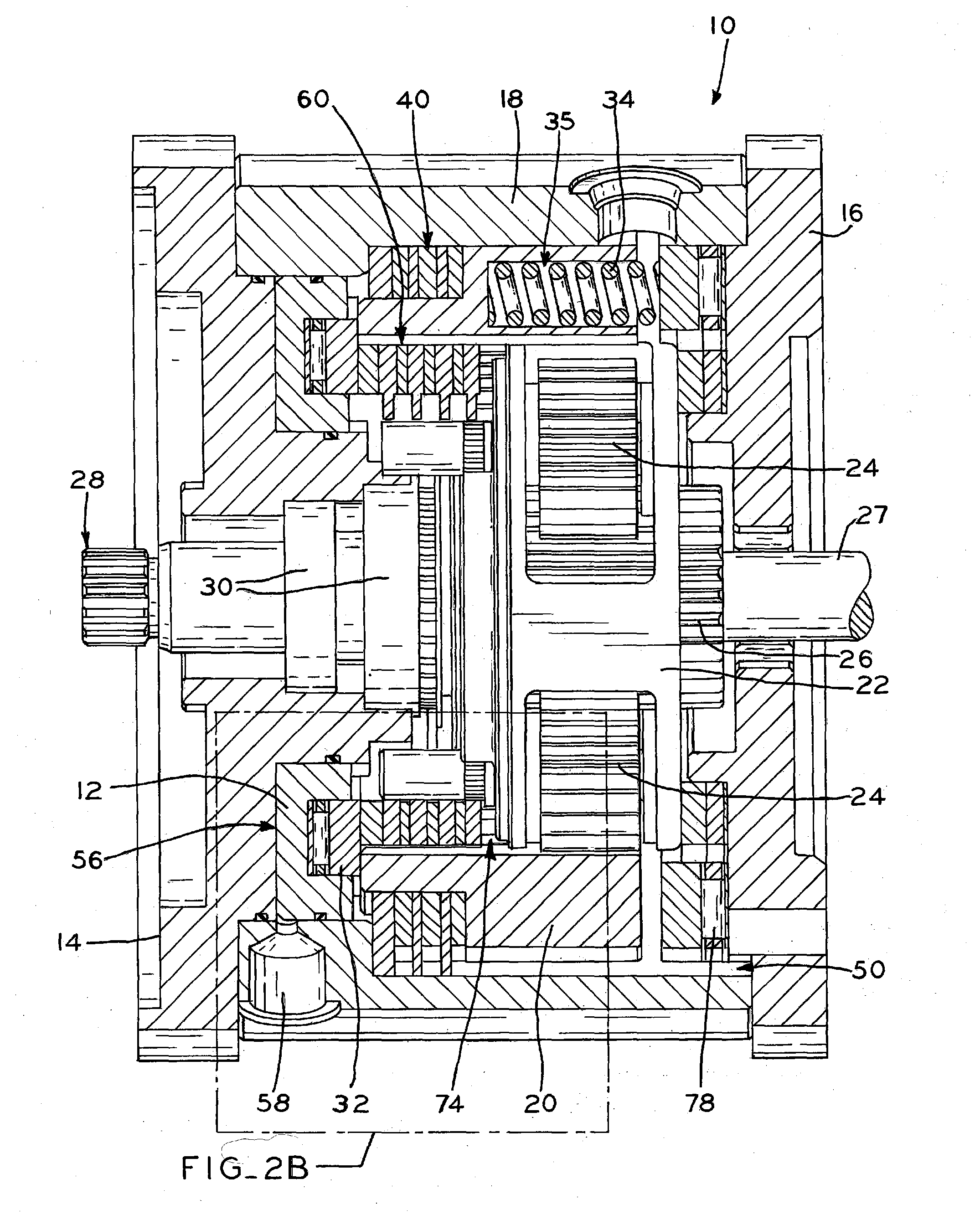 Multispeed drive unit