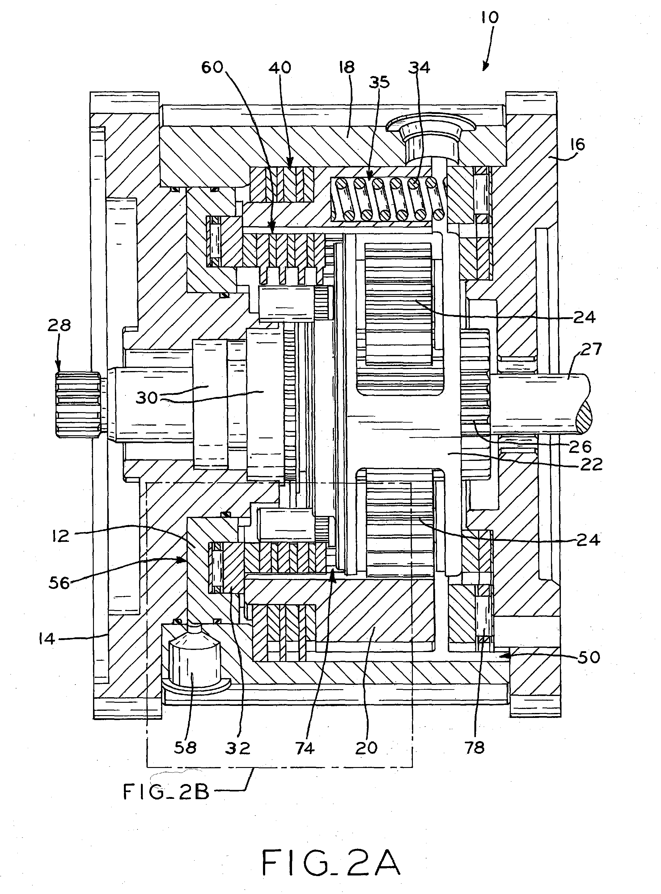 Multispeed drive unit