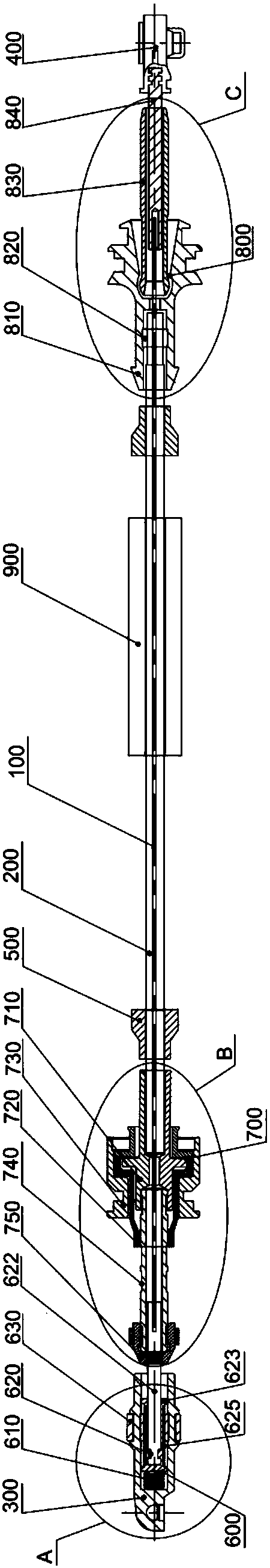 Automotive automatic shift cable assembly and quick assembly method